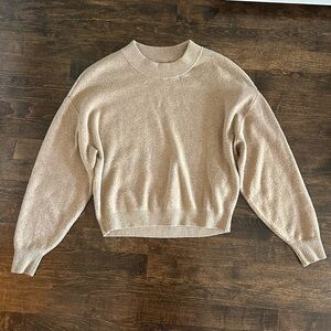Abercrombie Crewneck Sweater, light brown, XS